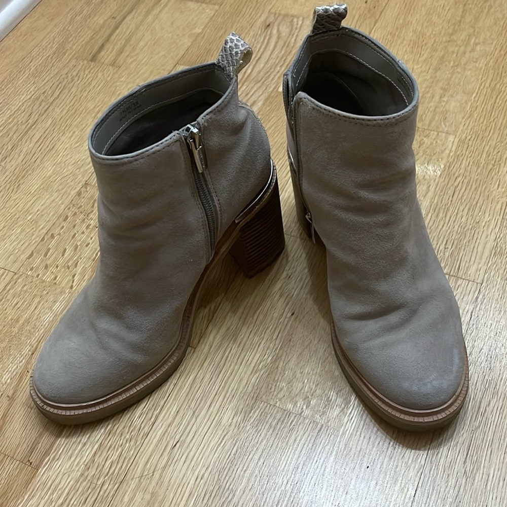 Suede booties
